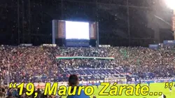 La reacción de la gente al oír a Mauro Zárate.