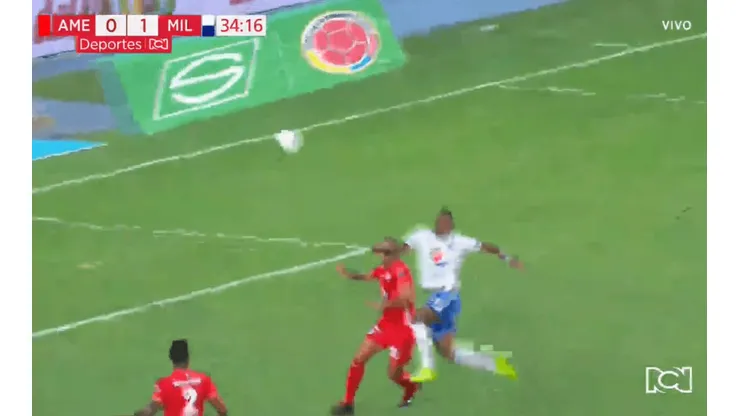 Violento cabezazo de González Lasso y Millos ya le gana a América en Cali