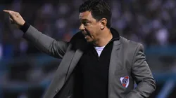 Gallardo durante la derrota ante Atlético Tucumán.
