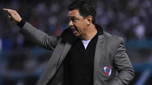 Gallardo durante la derrota ante Atlético Tucumán.