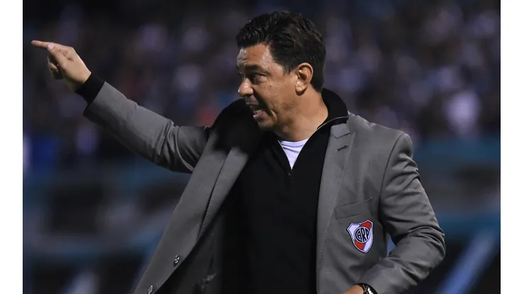 Gallardo durante la derrota ante Atlético Tucumán.