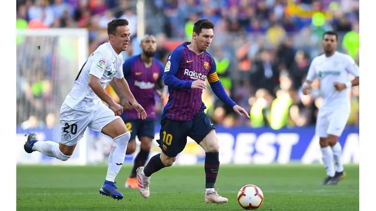 Messi fue clave para el 1-0 del Barcelona.