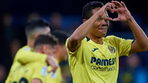 Carlos Bacca, jugador del Villarreal de España.