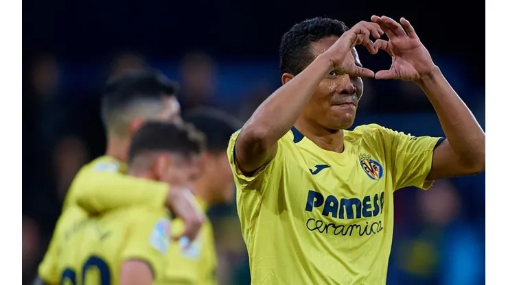 Carlos Bacca, jugador del Villarreal de España.