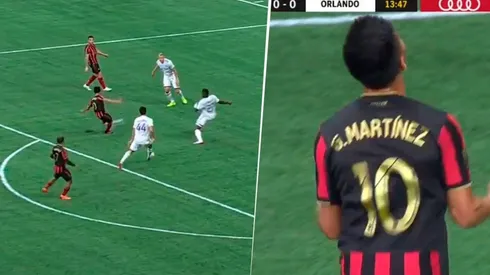 Gol del Pity. (Imágenes: @atlutd)