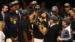 Los Golden State Warriors celebran el título en 2018