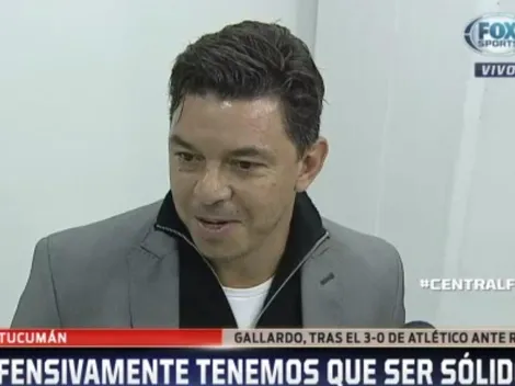 Gallardo sobre el sorteo de la Libertadores: "Más difícil que el año pasado no creo que haya"