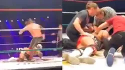 Imágenes sensibles: recibió una patada en un show de lucha libre mexicana y falleció al instante