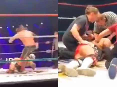 Imágenes sensibles: recibió una patada en un show de lucha libre mexicana y falleció al instante