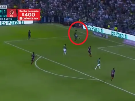 Macías realizó una jugada de crack, pero luego su disparo se fue por encima del travesaño