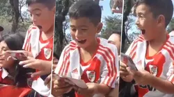 La reacción del pibe es todo: el regalo de Gallardo a un chico de River que nos derritió el corazón