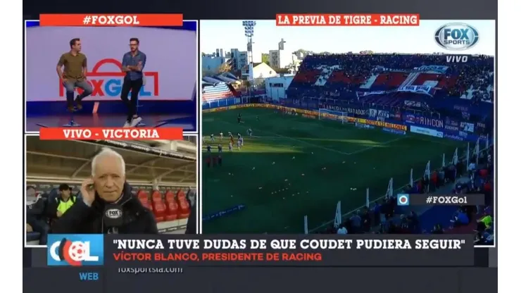 Víctor Blanco fue muy claro.
