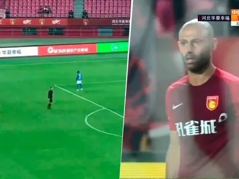 En China juegan a otro fútbol: Mascherano metió una asistencia ¡de tiro libre!
