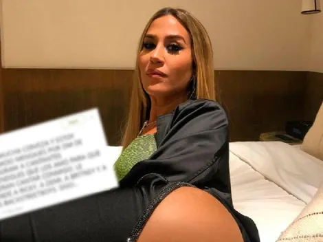 Jimena Barón se tomó hasta el agua de los floreros y tiró: "Le estoy mandando mensajes a cantantes"