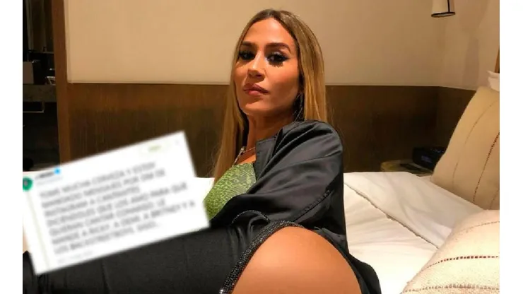 Jimena tomó de más y le mandó mensajes a todos.