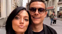 Foto en Instagram: Dybala se puso una máscara, pero Oriana le quiso partir la boca igual