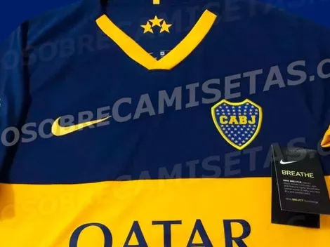 Con detalles: se filtró la primera foto de la nueva camiseta de Boca