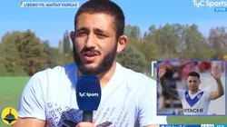Vargas en la entrevista con Líbero.