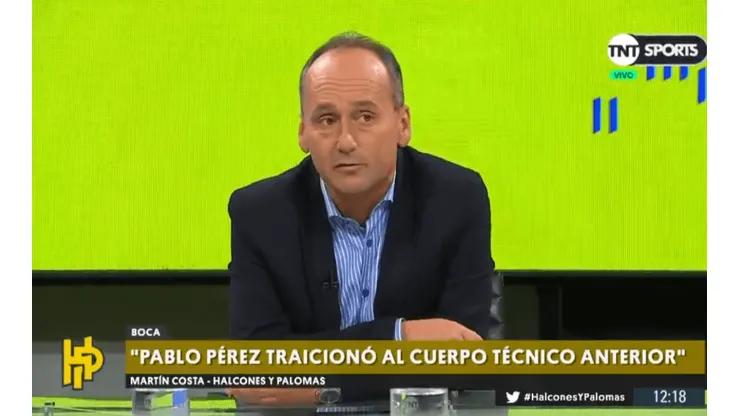 Martín Costa en TNT Sports: "Pablo Pérez traicionó al cuerpo técnico de Guillermo"