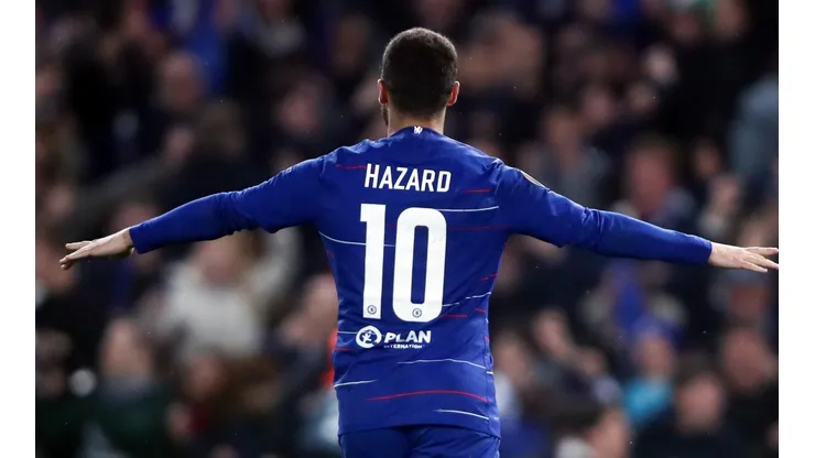 Foto de Eden Hazard, delantero de Chelsea.
