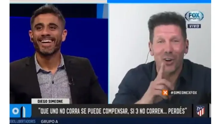 A Simeone lo hicieron elegir entre Griezmann, Messi y Cristiano y terminaron todos a las risas