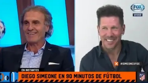 Apenas lo vio a Simeone, Ruggeri le tiró: "¡Mirá como está el quincho!"
