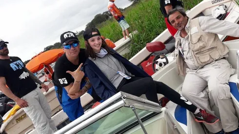 Foto de Pablo Lescano, cantante de Damas Gratis.