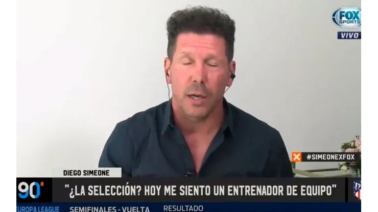 Simeone respondió sobre la Selección Argentina y emocionó a todos al hablar de su papá