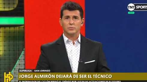 Hernán Castillo: "Almirón va a dejar de ser el técnico de San Lorenzo"