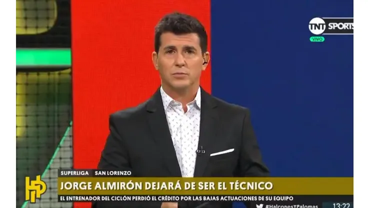 Hernán Castillo: "Almirón va a dejar de ser el técnico de San Lorenzo"