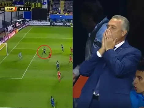 Benedetto mandó un centro digno de Messi, dejó a Lisandro López solo frente al arco, pero la tiró a las nubes