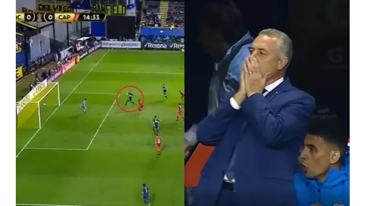 Benedetto mandó un centro digno de Messi, dejó a Lisandro López solo frente al arco, pero la tiró a las nubes