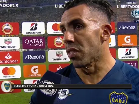 Tevez: "El puño del festejo fue para el presidente, le tengo un gran cariño"