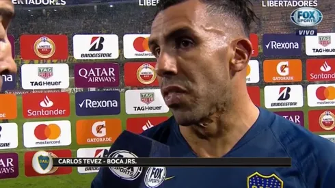 Tevez tras el partido.
