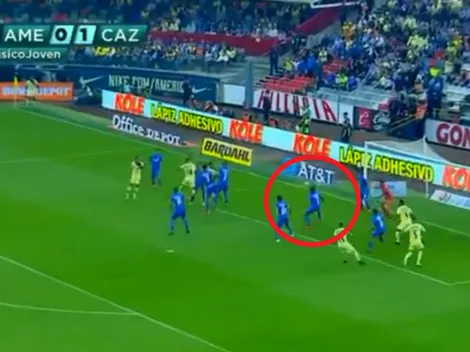 Suerte de campeón: cuando el América tambaleaba, Lichnovsky anotó un autogol para igualar el marcador