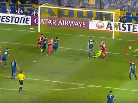 Andrada salió mal y con una 'palomita' hermosa Marco Ruben le metió el primero a Boca