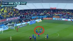 Golazo con olor colombiano: Ibargüen asistió de lujo a Roger, que cruzó el tiro para el tercero del América