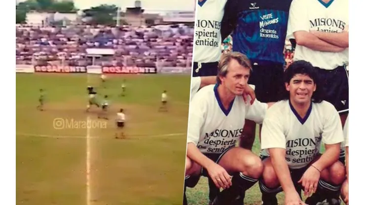 Maradona y un TBT emocionante.