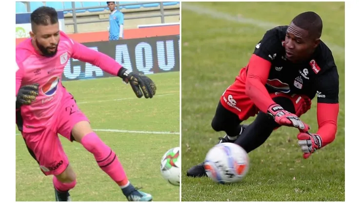 Arled Cadavid y Carlos Bejarano, porteros en América de Cali.