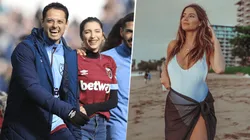 Foto de Javier Hernández con Sarah.