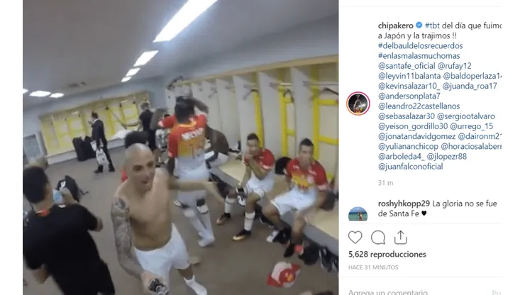 El TBT de Omar Pérez que hizo llorar a más de un hincha de Santa Fe