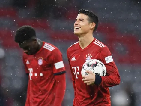 Empezó bien el día: James Rodríguez dio buenas noticias en el entrenamiento del Bayern Múnich