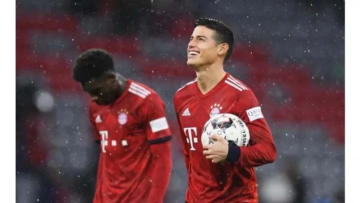 Empezó bien el día: James Rodríguez dio buenas noticias en el entrenamiento del Bayern Múnich