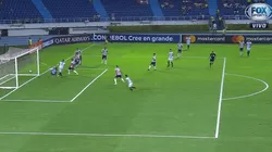 Gol de Bernardo Cuesta a Junior en la Copa Libertadores 2019.