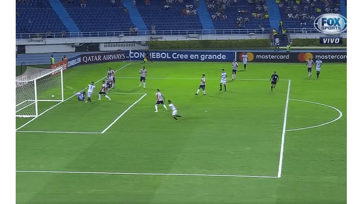 Gol de Bernardo Cuesta a Junior en la Copa Libertadores 2019.