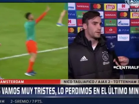 Tu dolor es el nuestro, Nico: la palabra de Tagliafico tras la derrota del Ajax