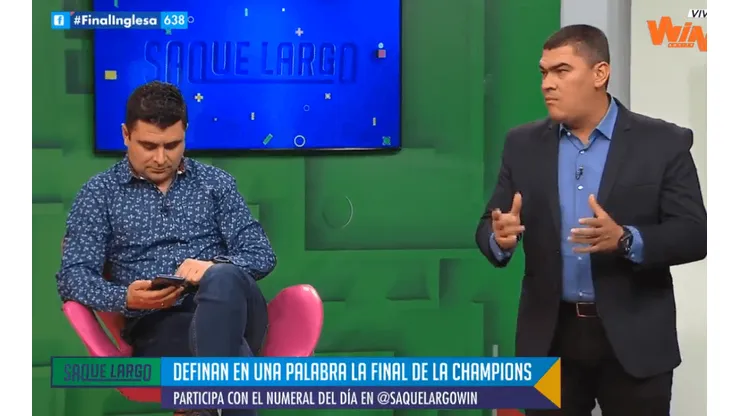 Eduardo Luis López, presentador y narrador del canal WIN Sports.