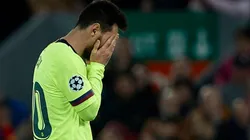 Messi, uno de los más afectados por la derrota.