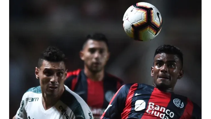 Palmeiras vs San Lorenzo por la Copa Libertadores.