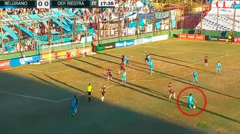 Gol de Meli para Belgrano.